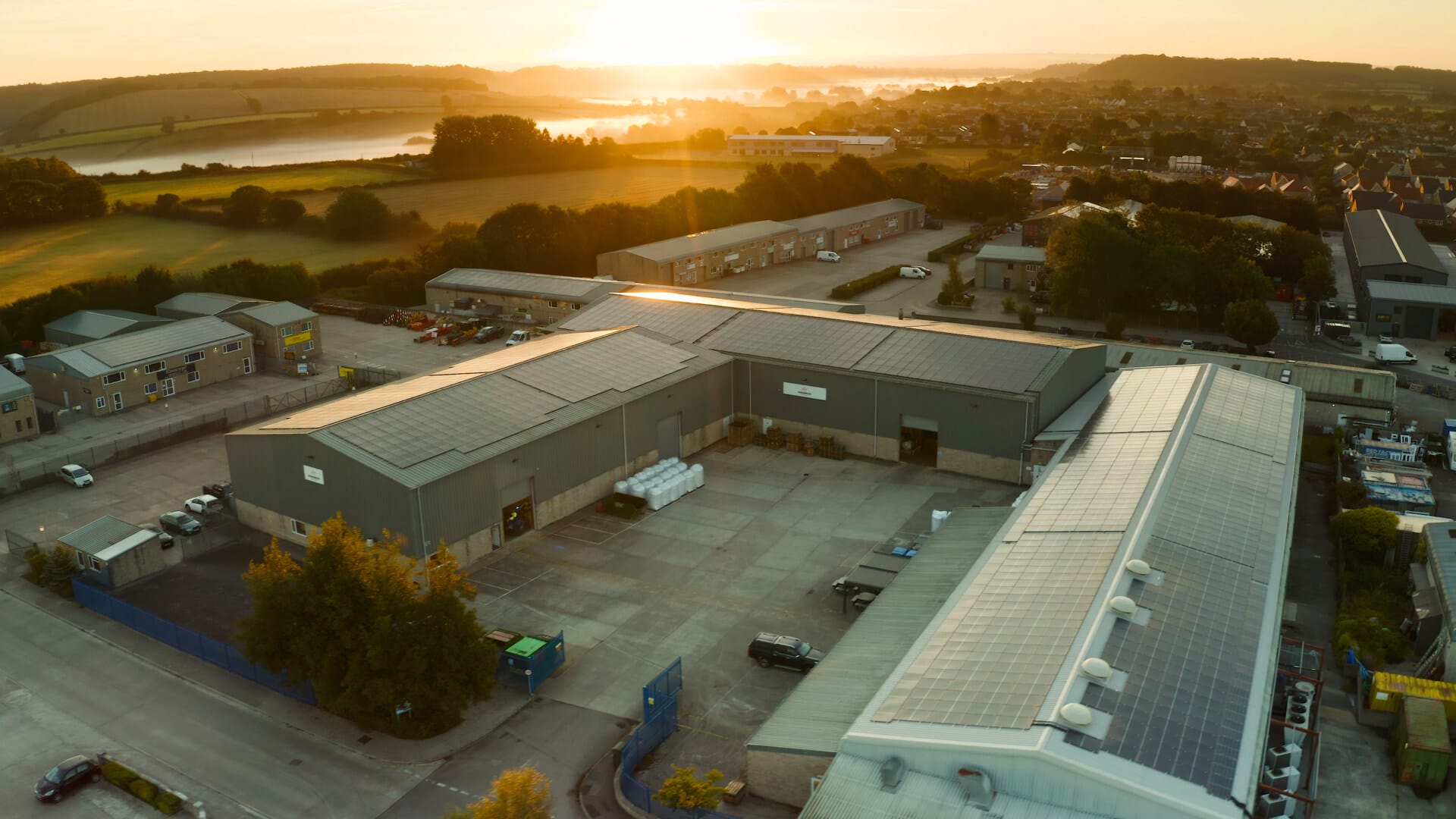 Manufacturing specialists taking part in an industrial video production