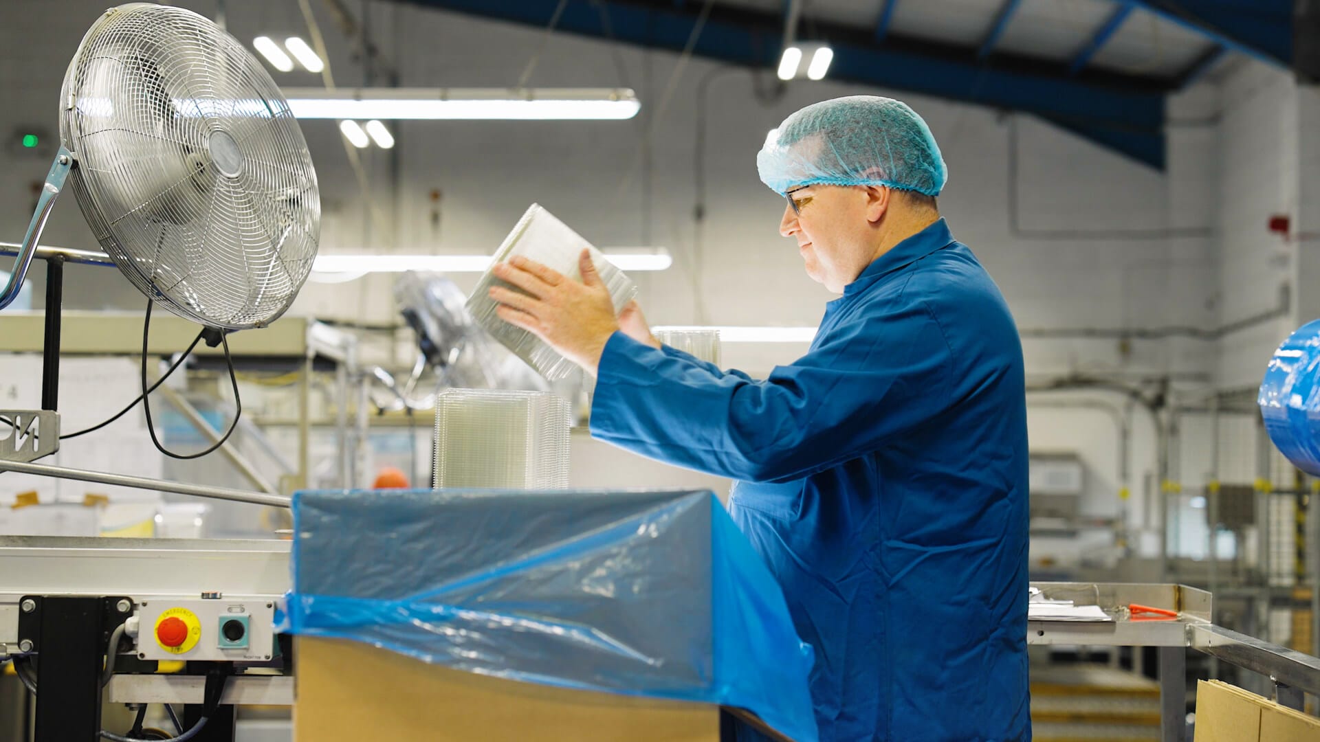 Manufacturing video production filming inside an active industrial facility